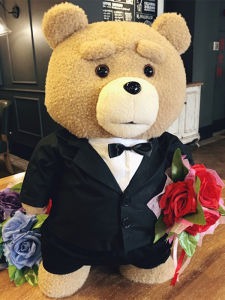 Authentic TED2 Teddy Bear Suit South Korea Jelly Doll Plush Toys for Boys and Girls Pillow Birthday Gift