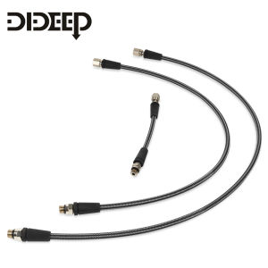 DIDEEP Diving Carbon Fiber Braided High Pressure Tube Scuba Diving Residual Pressure Hose Can Be Connected to Pressure Sensor