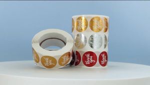 1 roll (500 pcs) Stiker Label Tulisan Thank You For Your Order | Stiker Label Packing | Stiker Terima Kasih | Stiker Souvenir