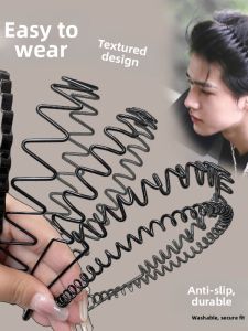 MOYA | Invisible Slip-Resistant Headband for Men Black