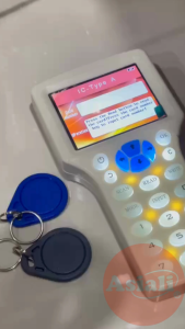 แพ็ค 6 ชิ้น Colors IC Rewritable Keychain UID Access Card 13.56MHz (Type A 1K) – พวงกุญแจการ์ด สำหรับระบบควบคุมประตู/ลิฟต์ กันน้ำ หลายสี