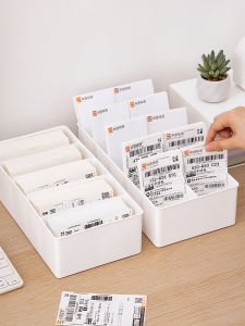 Express Delivery Order Storage Box Single Bill Divided into Single Pack Desktop Phone Storage Rack Logistics Delivery Order Classification Storage Rack