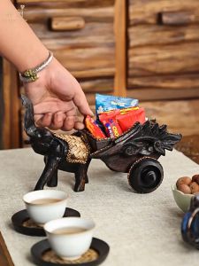 6 ชุด ที่รองแก้ว น้ำดูแลผิวหน้า ถาดวางแก้ว ถาดใส่ลูกอมลายช้าง ถาดสาน ถาดวาง 3 นิ้ว