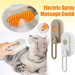 Sentexin Cat Hair Brush 3 in 1 Electric Pet Cleaning Brush Spray Pet Hair Removal Tool Dog Massage Hair Removal Comb