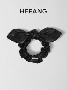 HEFANG Jewelry | Leather Bow Hair Accessory