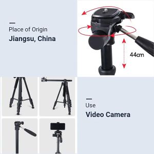 ZoMei Professional Black Aluminium Tripod M1 Tripod Stand for Digital Camera DSLR Smart Phone Mobile Phone Tripod