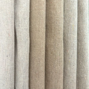 Raw Cloth Patchwork Painting Hemp Cotton Linen Fabric Burlap Sewing Textile Quilting Organic Material Craft Decoration 50x150cm