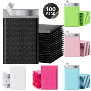 100pcs Shipping Bags Packaging Supplies Packing Bag Bubble Envelope Small Business Mailer Mailing Office School