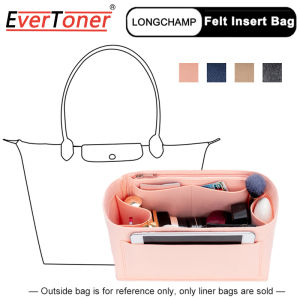 EverToner Women Felt Insert Bag Makeup Cosmetic Bags Travel Inner Purse Handbag Storage Organizer Tote For Longchamp