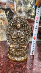 Tượng chuẩn đề cao 20cm bằng đồng hun nặng khoảng 1.9kg