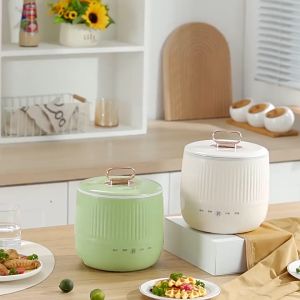 Pansong Panci Listrik Rice Cooker Mini 1.8L Kompor Listrik Pintar/Asrama/Pelajar