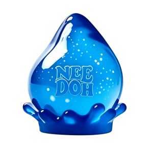 Schylling Needoh Nice Cube & Drop Shaped  Fidget Toy Stress Relief  Anti-Anxiety Focus Blind Box Toy for Adults ADHD Autism