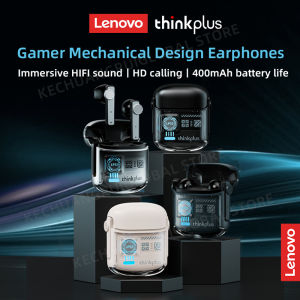Lenovo | Lenovo LP53 Wireless Bluetooth 5.4 Earphones TWS Hifi Sound Earbuds Gaming Sports Headset Mechanical Design Headphones with Mic