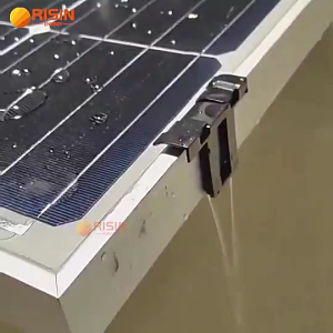 Solar Panel Water Guide Clip Drainage Clamp for PV Modules 30/35mm ABS Material Photovoltaic Cleaning Accessories Sludge Removal Clamp for Outdoor Solar Power Maintenance