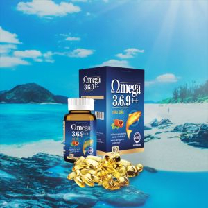 Omega 3.6.9++ HT biểu hiện khô mắt mỏi mắt nhìn mờ và nguy cơ xơ vữa động mạch 60 viên tốt cho tim mạch
