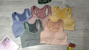 Áo bra nữ tập gym yoga aerobic thể thao kèm mút lót chất liệu thun dệt kim co dãn 4 chiều thấm hút mồ hôi tốt Bin Sports A250