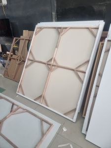 เฟรมผ้าใบวาดรูป แคนวาส 90x150 และ 100x150 cm ใช้แคนวาสแท้ 380 แกรมราคา 963 บาท ใช้โครงหนา 4 cm หรือหากต้องการขอบบาง แจ้งทางแชทได้เลยครับถ้าไม่แจ้งเราจะทำขอบหนาไปให้ทุกครั้ง