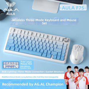 AULA | Wireless Bluetooth Triple Mode Customizable Gaming Mechanical Keyboard