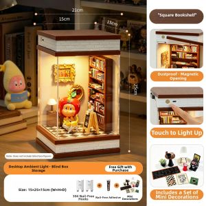 ARTPIONEER | Glowing Dustproof Display Stand for Mini Figures