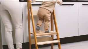 Foldable Learning Tower: Montessori Kitchen Helper