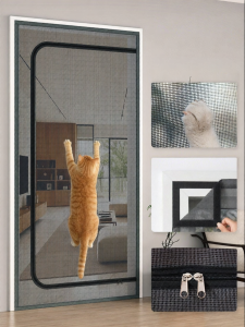 GEOBOX | Cat Proof Invisible Mosquito-Proof Door Curtain