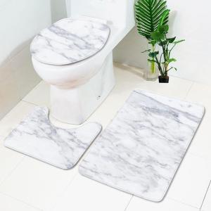 Waterproof Bathroom Curtain 90 GSM Polyester With 12 Hooks