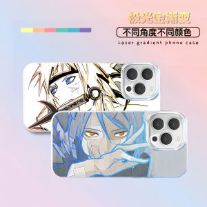 Aurora Gold Naruto Hinata Phone Case Anime Cartoon 2D Word Creative Silicone Protective Shell for Apple Huawei Xiaomi Redmi