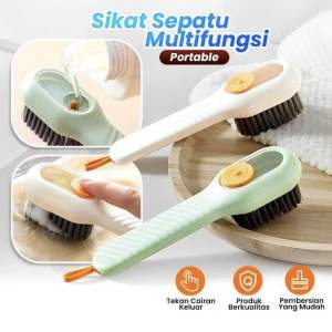 SIKAT SEPATU-SPM-Sikat Pembersih Multifungsi  Sabun Sikat Sepatu/Baju Sikat Permbersih Multifungsi Brush With Liquid Dispenser