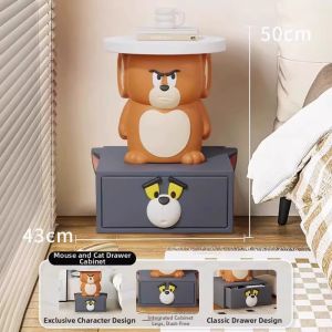 MR ART | Cute Cartoon Bedside Cabinet