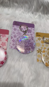 Teachers day gift Ideas Mirror Badge with Chain 58mm