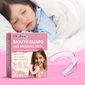 Silicone Mouth Guard: Nighttime Anti-Biting and Anti-Grinding Teeth Protector for Childrens Dental Protection
