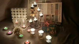 HEVEA 100pcs Candle Tealight Scented 2 hour Lilin Wangi Minyak Porpose Essential Aromatherapy Mid Autumn 中秋节蜡烛酥油求婚