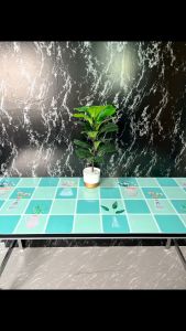 สติกเกอร์ติดครัว ลายหินอ่อน ติดใกล้เตาได้ ทนความร้อนได้ดี กันคราบ ลอกออกไม่ทิ้งคราบกาว วอลเปเปอร์ติดผนัง Wallpaper Sticker Foils วอปเปเปอร์ติดผนังครัว