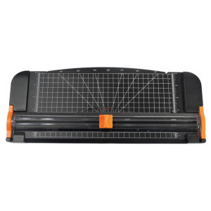 1pc Paper CutterPortable Paper SlicerPaper Trimmer Scrapbooking Tool with Automatic Security Safeguard and Side Ruler