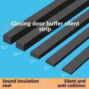Anti-Collision Sticker Eva Sponge Door Frame Door Side Bumper Strip Wooden Door Closing Buffer Shock Absorption Mute Anti-Collision Protective Pad