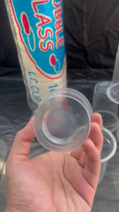 GELAS POP ICE/GELAS BUBBLE/GELAS OZ/GELAS PLASTIK BUBBLE MEREK BUBBLE ISI 50 PCS 12 OZ DAN 14 OZ