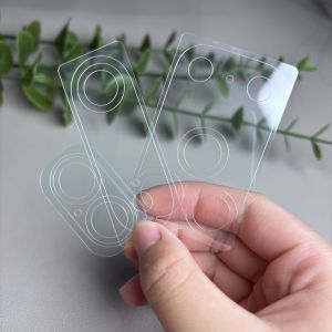 2PCS Soft Camera Lens Fiber Glass For iPhone 17 Pro Max 17 Pro 17 Air 17 Full Cover Flexibility Lens Protector HD Clear Matte Lens Protective Film For iPhone 17 Pro Max Back Lens Cap