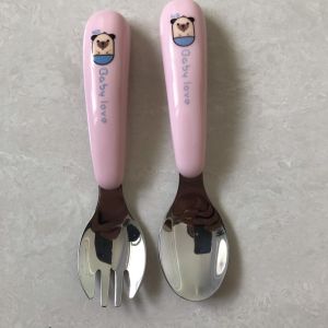 Muỗng Nĩa Ăn Dặm Cho Bé SUS304 Chất Lượng Đức Thìa Inox 304 Ngộ Nghĩnh Nhập Khẩu Chính Hãng