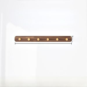 Solid Wood Door Back Hook Entryway Bedroom Clothes Hanging Rack Wall Mounted No Drilling Required