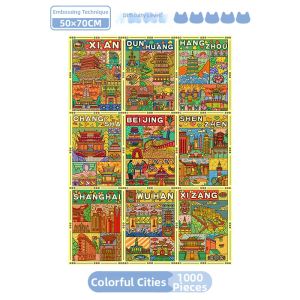 GILL&LILL | Stress-relief Jigsaw Puzzle 1000 Pieces
