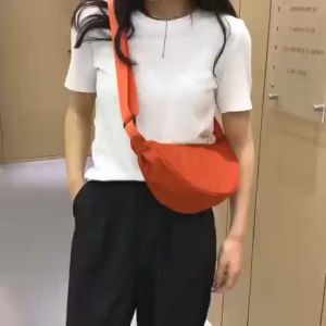 HY BAG #2836 FASHION WOMENS NYLON LIGHTWEIGHT CHEST BAG TO SHOULDER BAG STYLISH DUMPLING