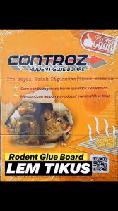 Beli 4 Controz Rodent Glueboard Lem Tikus Paling Ampuh & Lem Papan Tikus - GRATIS Keychain