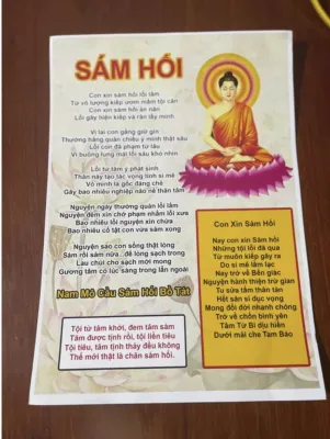 Sách - Tờ Sám Hối Khổ A4