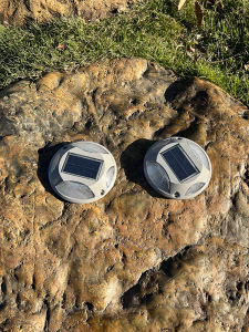 Solar Outdoor Lamp Aluminum Cast in Ground Lamp Courtyard Garden Fence Decorative Lamp Square Waterproof Road Step Lamp