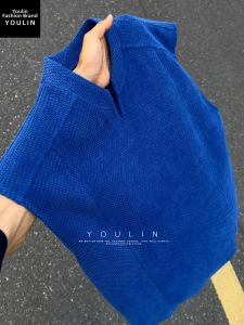YOULIN | Klein Blue Texture Breathable Cooling Sleeveless Vest