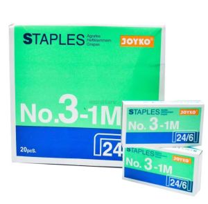 Isi steples joyko No.3 isi Refill besar untuk tipe stapler HD-50