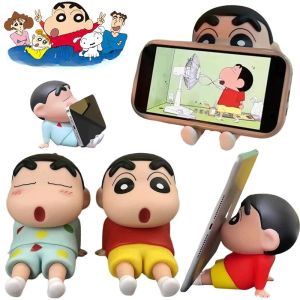 MA42 shop phone stand น่ารัก สร้างสรรค์ ขาตั้ง tablet for iPad Crayon Shin-chan ornament พกพา หน้าจอแนวนอนและแนวตั้ง ขาจับมือถือ