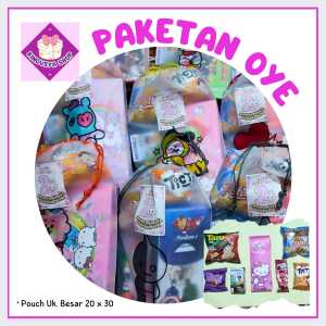 Kinovsyashop - (Dpt 10 pcs ya) PAKETAN OYE/Bingkisan Ulang Tahun/Paketan Snack Ultah