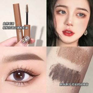 Eyebrow Cream Eyebrow Cream Natural Three-Dimensional Long-Lasting Not Easy to Fade Makeup Smudges Dark Brown Wild Eyebrow Students