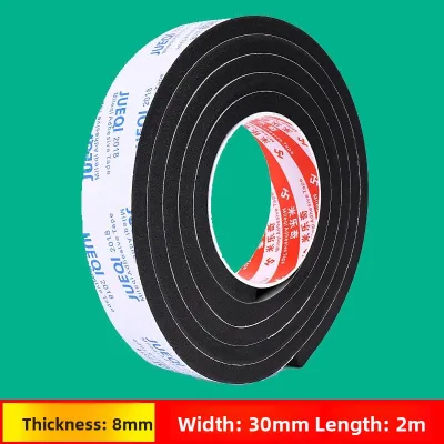 MILEQI | Eva Thickened Sponge Tape Bedside Anti-Collision Strip Stabilizer Anti-Vibration Foam Pad Adhesive Wall Stability